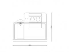 PM 4400 HYGIENE TURNSTLE HAND AND FOOT